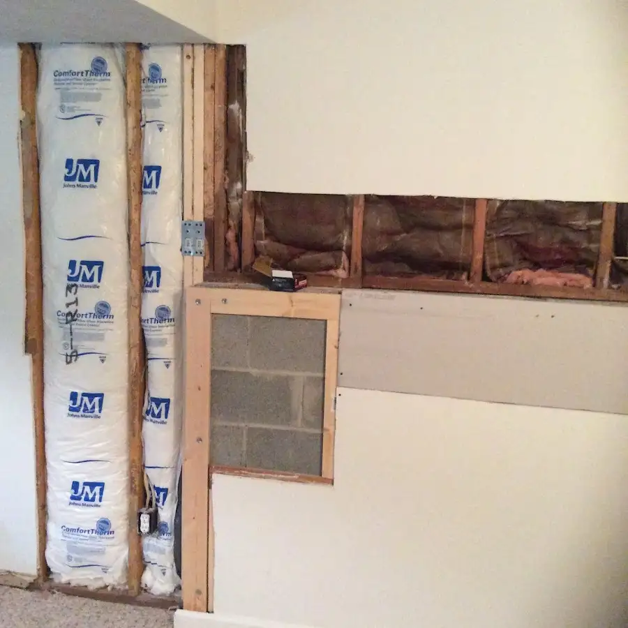 Wall insulation replacement during Structural Drying in Union Gap